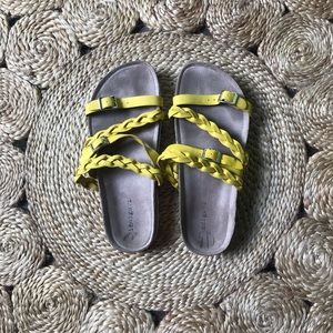 ❁ Yellow Strap Sandals ❁